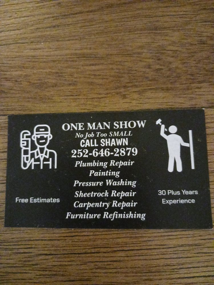 Slide of One Man Show