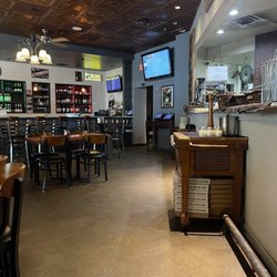 Kitchen and bar within the restaurant