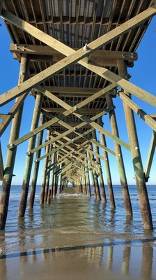 Oak Island Pier by null