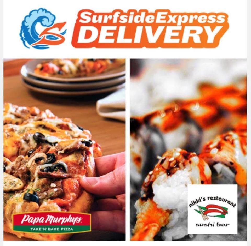 Surfside Express Delivery Logo