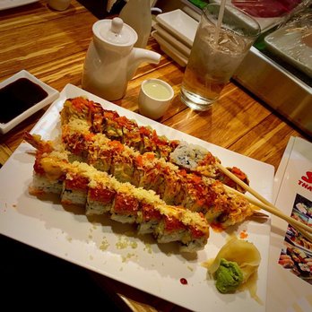 Sake - Three random constructed rolls by Chef Leo - Sushi Bars Near Me - Stafford, Virginia Sake - Three random constructed rolls by Chef Leo - Sushi Bars Near Me - Stafford, Virginia