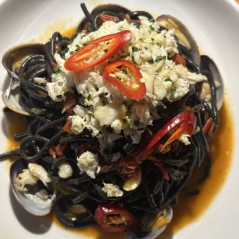 Emporio - Squid Ink Spaghetti - Italian Near Me - New York, New York Emporio - Squid Ink Spaghetti - Italian Near Me - New York, New York