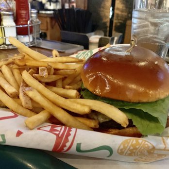 Joshua Tree Saloon - Swiss & Mushroom 1/2 Lb Burger - Dive Bars Near Me - Joshua Tree, California Joshua Tree Saloon - Swiss & Mushroom 1/2 Lb Burger - Dive Bars Near Me - Joshua Tree, California