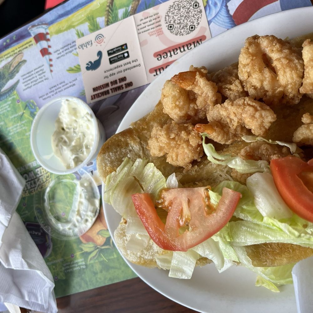 Shrimp boboy and soft shell crab Shrimp boboy and soft shell crab