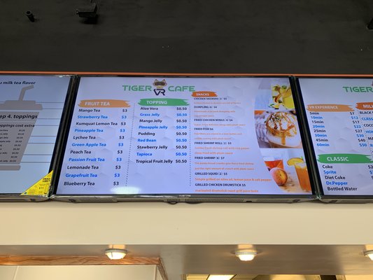 Menu photo 5 Tiger VR Cafe Auburn, AL