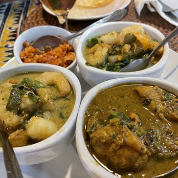 Red Pepper Diner - Chicken curry , Shrimp curry Coconut Sambol - Sri Lankan Near Me - Beacon, New York