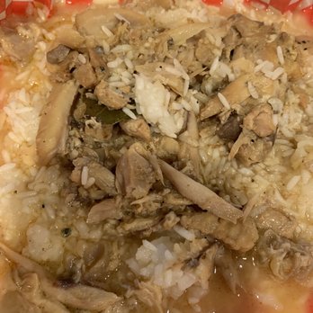 Mestizo’s Vendor & Catering - Overcooked shredded chicken adobo but rice was a mixture of over cooked that was like rice porridge and dry, hard uncooked rice. - Food Trucks Near Me
