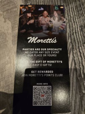 Menu photo 8 Moretti's Ristorante and Pizzeria Wheeling, IL Menu photo 8 Moretti's Ristorante and Pizzeria Wheeling, IL