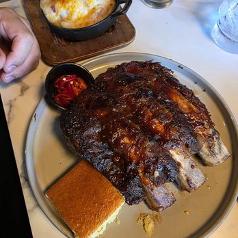 Oak & Ember - Meaty Ribs plate and a side of mash - Halal Near Me - Ontario, California