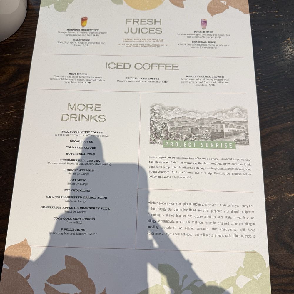 First Watch - Drink menu - Breakfast & Brunch Near Me - Montgomeryville, Pennsylvania