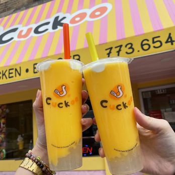 Cuckoo - Mango Smoothie with Cheese Cloud - Korean Near Me - Chicago, Illinois