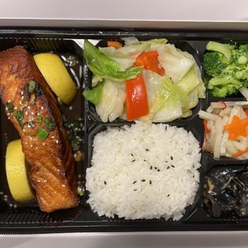 Orange Square - Salmon Teriyaki Square - Taiwanese Near Me - Santa Clara, California