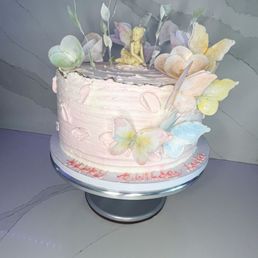 She's an amazing cake baker/artist. Look at this  creation. On top of that, my request was last minute, and she went above and beyond.