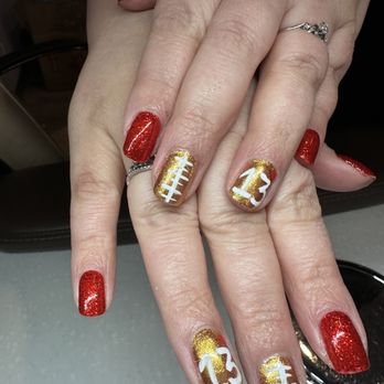 Lavish Nails Salon - Super Bowl nails! - Nail Salons Near Me - Martinez, California Lavish Nails Salon - Super Bowl nails! - Nail Salons Near Me - Martinez, California