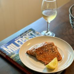 RiverRise Fishing Guides - Fresh dinner.. Thank you to Captain Nickolas for helping us prepare the fish.. and catch it ha