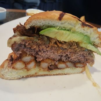 Fuzio Universal Bistro - Inside the Firecracker Burger.. - New American Near Me - Modesto, California Fuzio Universal Bistro - Inside the Firecracker Burger.. - New American Near Me - Modesto, California
