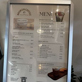 Broken Coffee - Fort Apache - Menu ! - Coffee & Tea Near Me - Las Vegas, Nevada Broken Coffee - Fort Apache - Menu ! - Coffee & Tea Near Me - Las Vegas, Nevada