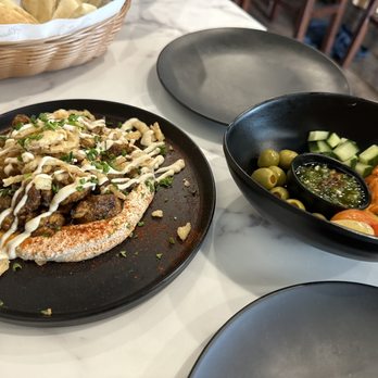 Rosalia's Kitchen - Hummus with chicken shawarma, delicious!!! - Italian Near Me - Miramar, Florida Rosalia's Kitchen - Hummus with chicken shawarma, delicious!!! - Italian Near Me - Miramar, Florida