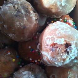 Tim Hortons - Mixture of Blueberry glazed and Birthday Cake Funbits