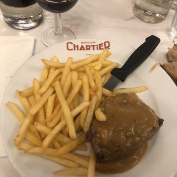 Bouillon Chartier - Butcher's Cut and Fries - French Near Me - Paris, 75