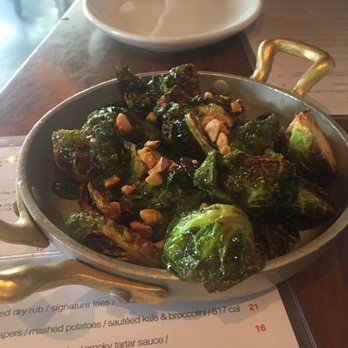 Eureka! - Crispy Glazed Brussels Sprouts - American Near Me - San Diego, California Eureka! - Crispy Glazed Brussels Sprouts - American Near Me - San Diego, California
