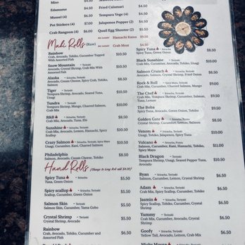 Pho Cafe Hong Kong Diner - Sushi menu - Chinese Near Me - Reno, Nevada