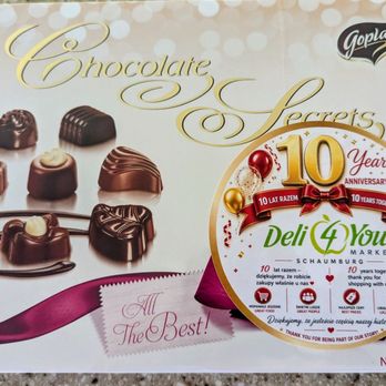 Deli 4 You - Free box of candy for their 10 yr Anniversary - International Grocery Near Me - Schaumburg, Illinois Deli 4 You - Free box of candy for their 10 yr Anniversary - International Grocery Near Me - Schaumburg, Illinois