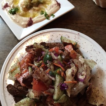 K'nafa - Fatoush salad & hummus - Mediterranean Near Me - Youngstown, Ohio