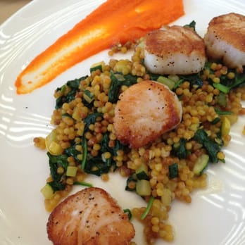 The Restaurant at Ponte - Scallops on cuscus was very good - New American Near Me - Temecula, California The Restaurant at Ponte - Scallops on cuscus was very good - New American Near Me - Temecula, California