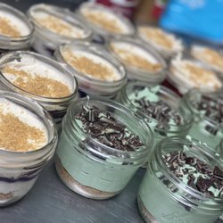 Cassidy's Cafe - Grasshopper, cherry amaretto, raspberry cheesecakes