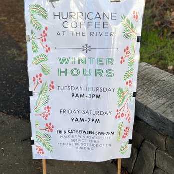 Dungeness River Nature Center - Hours for the coffee stand Dec 2023 - Parks Near Me - Sequim, Washington