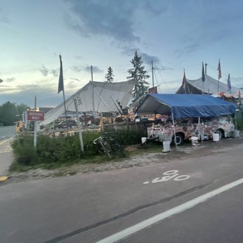 Tom's Burned Down Cafe - Outside - Music Venues Near Me - La Pointe, Wisconsin