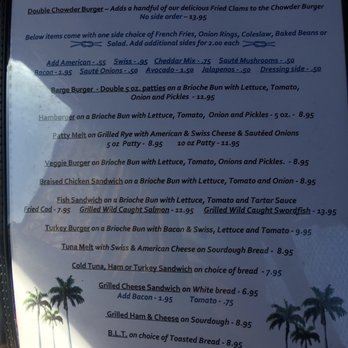 The Chowder Barge - Chowder Barge - Burgers, Doggs...Veggie Burger! - Seafood Near Me - Wilmington, California The Chowder Barge - Chowder Barge - Burgers, Doggs...Veggie Burger! - Seafood Near Me - Wilmington, California