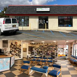 Frank's Shoe Fitting - Outside and inside of store - located at 329 Route 211 E, Middletown, NY 10940