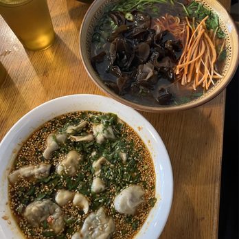 Lao Peng You - Mushroom and Chive Dumplings, Mushroom Noodle Soup - Chinese Near Me - Chicago, Illinois Lao Peng You - Mushroom and Chive Dumplings, Mushroom Noodle Soup - Chinese Near Me - Chicago, Illinois
