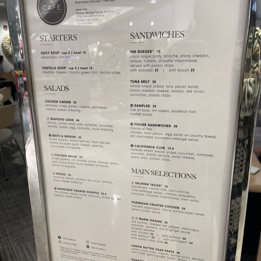 Neiman Marcus - Neiman Cafe - Shoe Stores Near Me - Mclean, Virginia Neiman Marcus - Neiman Cafe - Shoe Stores Near Me - Mclean, Virginia