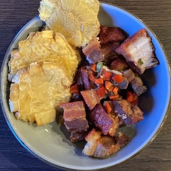 Rice and Beans - Chicharron de Cerdo - Puerto Rican Near Me - Wesley Chapel, Florida