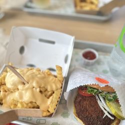 Shake Shack Wesley Chapel - Cheese Fries and 'Shroom Burger