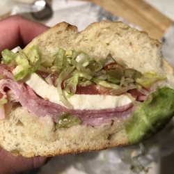 Mario's Meat Market and Deli - "41" Special Genoa Salami, Deluxe Ham, Fresh Mozzarella, Lettuce, Tomato, Olive Mix, Oil & Vinegar