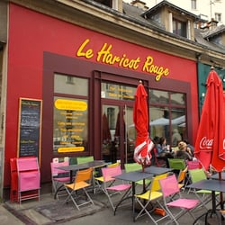Le Haricot Rouge - Terrasse et devanture