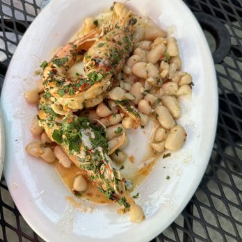 Zeppoli - Prawns with beans - Mediterranean Near Me - Collingswood, New Jersey