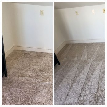 Carpet Restretch Repair - Sitting room area in Bay Village, before & after - Carpet Installation Near Me - Lorain, Ohio