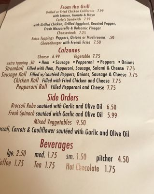 Menu photo 4 Carlo's Pizzeria & Bar Middletown, NY