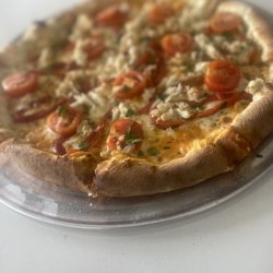 BurnBox Pizza - This Crab Catcher pizza just hits different. The first bite will hit you with so much flavor it will be hard to not eat the entire pizza!