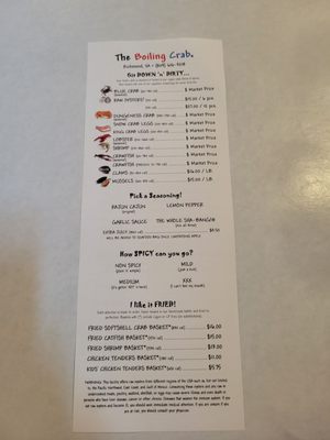 Menu photo 3 The Boiling Crab Richmond, VA
