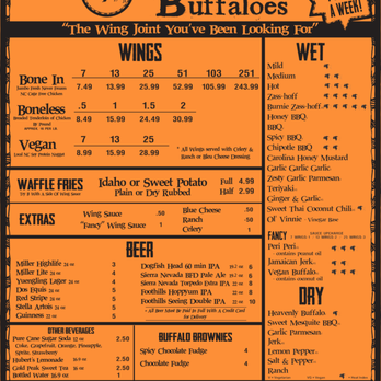Heavenly Buffaloes - Menu for Heavenly Buffaloes in Durham - Chicken Wings Near Me - Durham, North Carolina Heavenly Buffaloes - Menu for Heavenly Buffaloes in Durham - Chicken Wings Near Me - Durham, North Carolina