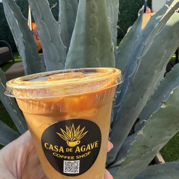 Casa De Agave - Spanish latte with oat milk - Coffee & Tea Near Me - Downey, California