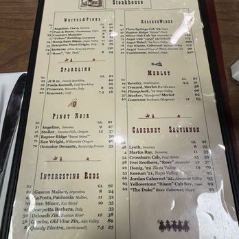 Cattlemen's Steakhouse - Drinks Menu - Steakhouses Near Me - Oklahoma City, Oklahoma Cattlemen's Steakhouse - Drinks Menu - Steakhouses Near Me - Oklahoma City, Oklahoma