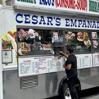 Cesar's Empanadas - Exterior - Food Trucks Near Me - Brooklyn, New York Cesar's Empanadas - Exterior - Food Trucks Near Me - Brooklyn, New York