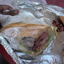 Pastrami sandwhich